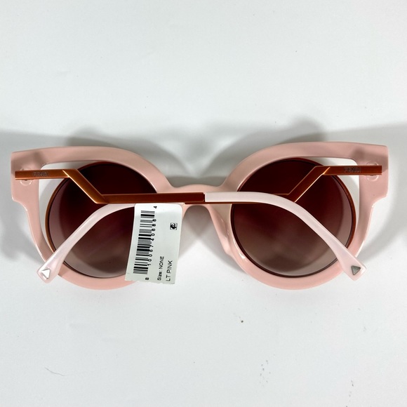 NWT Fendi FF 0137/S 0NUG Orange/Pink Glitter Cat Eye Sunglasses main image 12